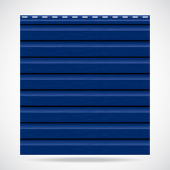 Fototapeta premium Siding texture panel blue color