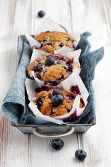 Blueberry muffins