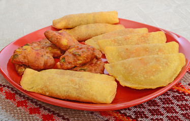 mexican snacks selection