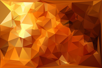 abstract orange bokeh background with lens flare