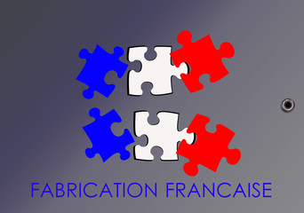 Etiquette fabrication française