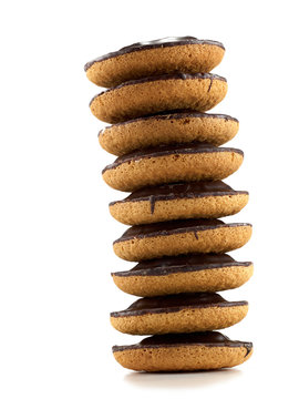 Jaffa cakes - traditional sweet cookies
