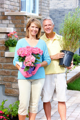 Fototapeta premium Gardening couple.