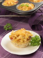 muffin made from pasta