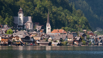 Fototapeta na wymiar Village of Hallstatt