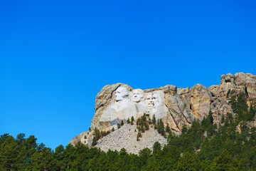 Mount Rushmore monument in South Dakota