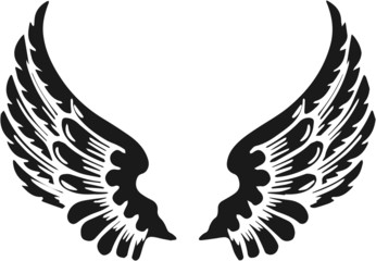 Abstract Angel Wings