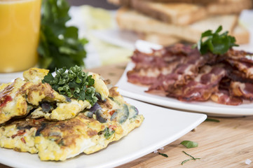 Scrambled Eggs with Bacon