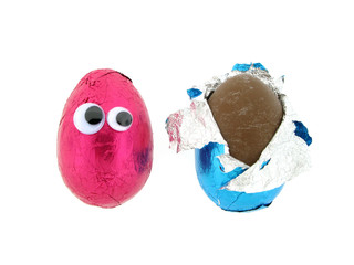 2 Chocolate Easter Eggs