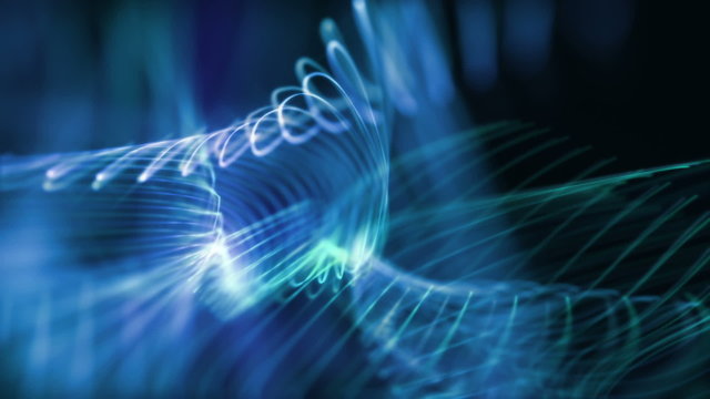 Amay - Abstract Blue Lines Video Background Loop