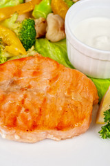 salmon steak