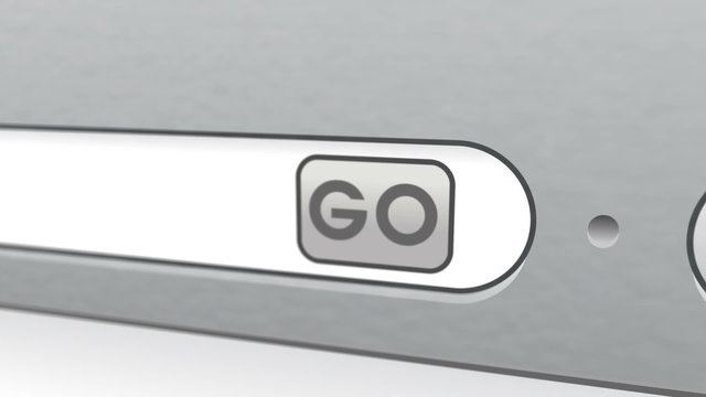 Connecting online to a .org website in a web browser