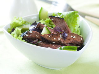 Ostrich (beef) salad