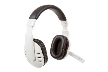 Fototapeta premium Headphones isolated on a white background