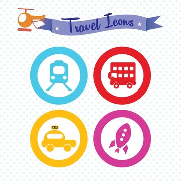 Travel and Transport Icons