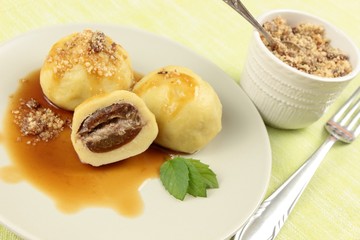 sweet plum dumplings