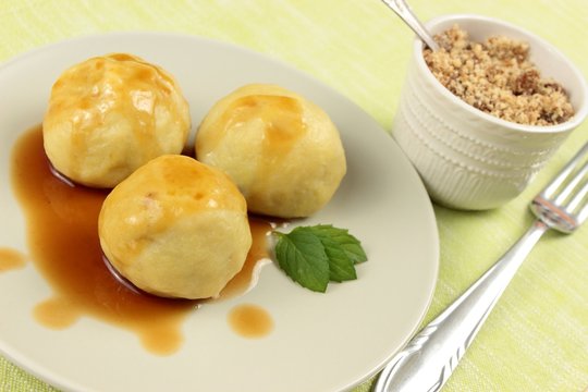 sweet plum dumplings