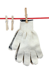 Two working gloves