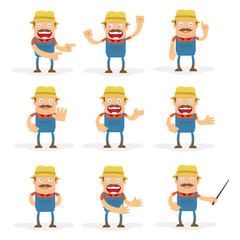 Landwirt Bauer Cartoon