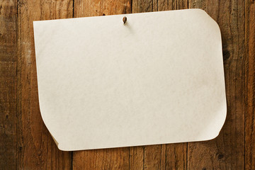 Old rustic aged wanted cowboy poster on parchment