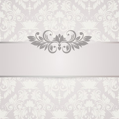 Floral background. Wedding card or invitation with abstract flor