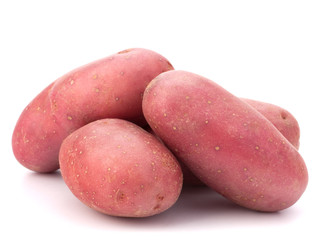 New potato tuber heap