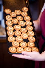 kekse auf dem backblech