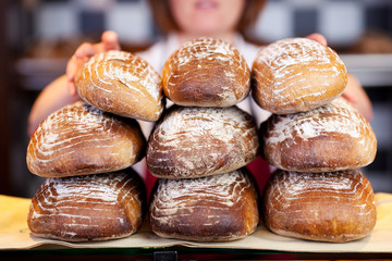 brote in der bäckerei