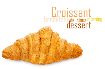 Fresh and tasty croissant