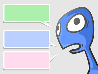 Obraz premium Three commentary