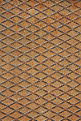 heavy diamonds grid iron used as industrial rust floor