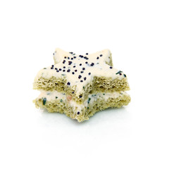 Amuse bouche en étoile fromage frais