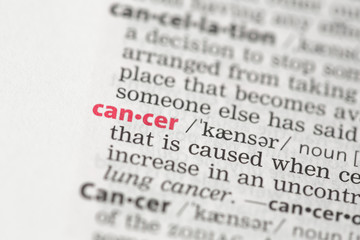 Fototapeta premium Cancer definition