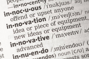 Obraz premium Innovation definition