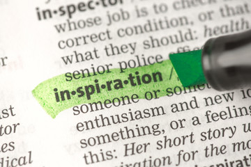 Inspiration definition highlighted in green