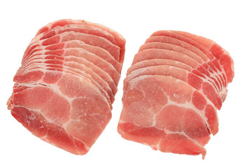 Thin Slices Of Raw Beef