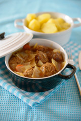 Vegetarische Kraut-Hack-Pfanne