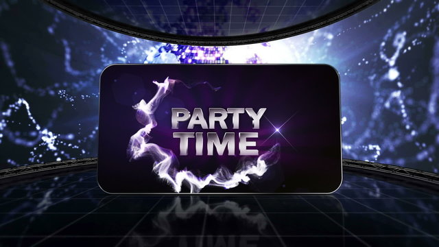 Party Time Text Background - HD1080