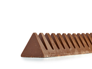 Chocolate Bar in  pyramid shape.