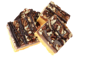 Caramel and Pecan Squares