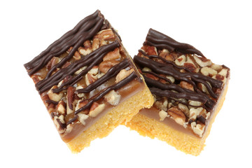 Caramel and Pecan Squares