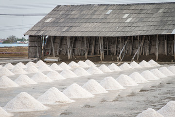 Field of salt pan