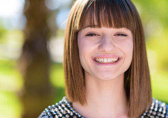 Portrait Of Happy Woman