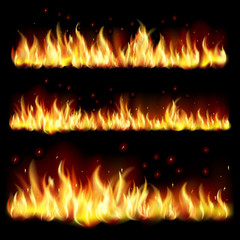 Background with flame.