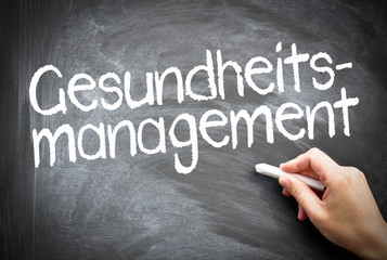 Fototapeta premium Gesundheitsmanagement