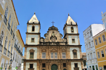 Fototapeta na wymiar Kirche Sao Francisco w Pelurinho