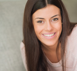 Close-up Of Happy Woman