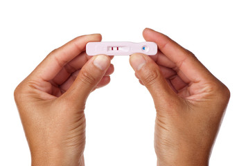 Positive home pregnancy test