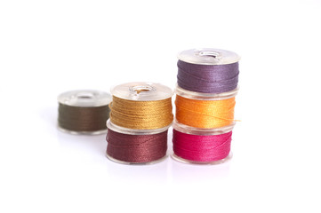plastic spools of thread