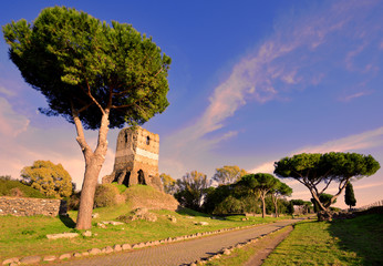 Fototapeta premium Via Appia Antica, Roma